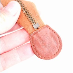 Mcm Nécessaire Poche Toilette Medium Heritage Cognac Canvas.