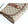 Gucci Vintage Clutch/Crossbody Tasche Leder Braun