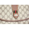 Gucci Vintage Clutch/Crossbody Tasche Leder Braun