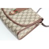 Gucci Vintage Clutch/Crossbody Tasche Leder Braun