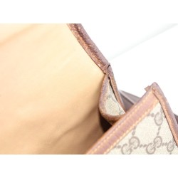 Gucci Vintage Clutch/Crossbody Tasche Leder Braun