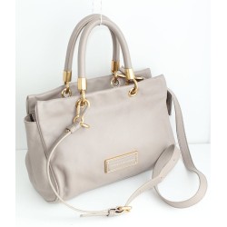 Marc By Marc Jacobs Henkel/Crossbody Tasche Leder Taupe