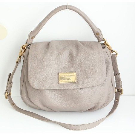 Marc By Marc Jacobs Henkel/Crossbody Tasche Leder Taupe