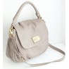 Marc By Marc Jacobs Henkel/Crossbody Tasche Leder Taupe