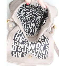 Marc By Marc Jacobs Henkel/Crossbody Tasche Leder Taupe