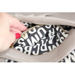 Marc By Marc Jacobs Henkel/Crossbody Tasche Leder Taupe