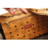 MCM Shopper Medium Cognac Canvas
