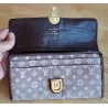 Louis Vuitton Sarah Segeltuch Portemonnaies Textil braun