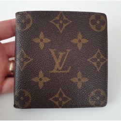 Louis Vuitton Klassik Portemonnaie Unisex Monogram Canvas
