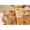 MCM Shopper Medium Cognac Canvas