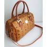 MCM Speedy Boston 25 Heritage Cognac Canvas