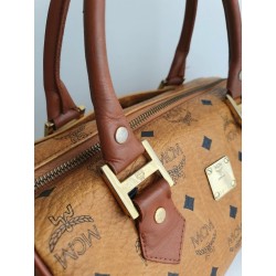 MCM Speedy Boston 25 Heritage Cognac Canvas