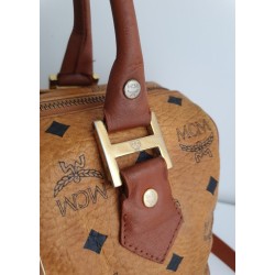MCM Speedy Boston 25 Heritage Cognac Canvas