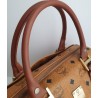MCM Speedy Boston 25 Heritage Cognac Canvas