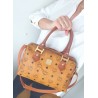 MCM Speedy Boston 25 Heritage Cognac Canvas