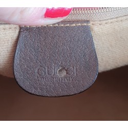 Gucci Vintage Boston Handtasche Canvas Braun