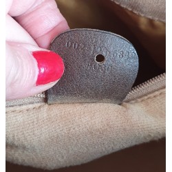 Gucci Vintage Boston Handtasche Canvas Braun