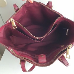 Marc by Marc Jacobs Schultertasche aus Saffiano-Leder Fuchsia/Dunkelrot