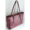 Marc by Marc Jacobs Schultertasche aus Saffiano-Leder Fuchsia/Dunkelrot