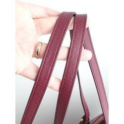 Marc by Marc Jacobs Schultertasche aus Saffiano-Leder Fuchsia/Dunkelrot