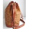 MCM Beuteltasche Medium Cognac Canvas.