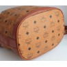 MCM Beuteltasche Medium Cognac Canvas.