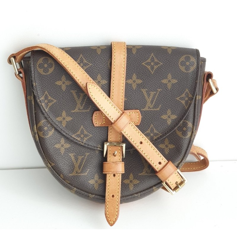 Louis Vuitton Chantilly PM Monogram Umhängetasche Leder Braun
