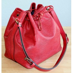 Louis Vuitton Petit Sac Noé Epi Leder Rot