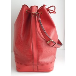 Louis Vuitton Grand Sac Noé Epi Leder Rot.