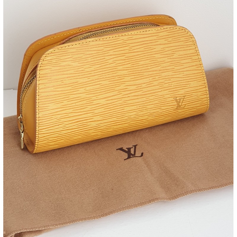Louis Vuitton  Clutch „Dauphine PM“  Epi-Leder Gelb