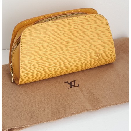 Louis Vuitton  Clutch „Dauphine PM“  Epi-Leder Gelb