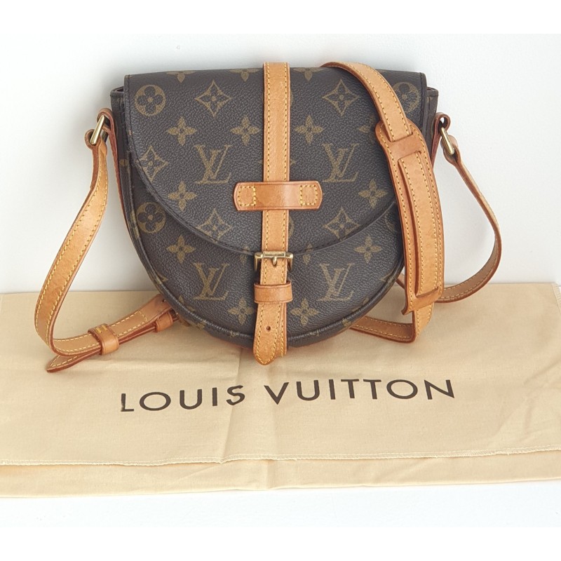 Louis Vuitton Chantilly PM Monogram Umhängetasche Leder Braun