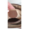 Gucci Vintage Umhängetasche aus Leder Braun/Grau