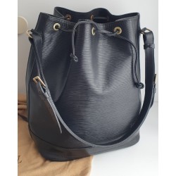 Louis Vuitton Grand Sac Noé Epi Leder Schwarz (Vintage)