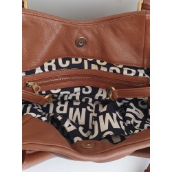 Marc Jacobs Henkel/Umhängetasche Medium Softleder in Braun
