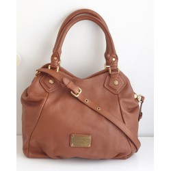 Marc Jacobs Henkel/Umhängetasche Medium Softleder in Braun