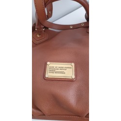 Marc Jacobs Henkel/Umhängetasche Medium Softleder in Braun