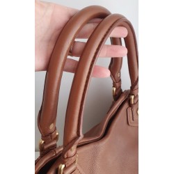 Marc Jacobs Henkel/Umhängetasche Medium Softleder in Braun