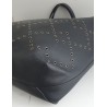 Marc Jacobs Henkel/Schulterrtasche Leder Schwarz mit offene Nieten