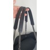 Marc Jacobs Henkel/Schulterrtasche Leder Schwarz mit offene Nieten