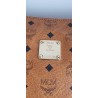 Mcm Nécessaire Poche Toilette Medium Heritage Cognac Canvas.