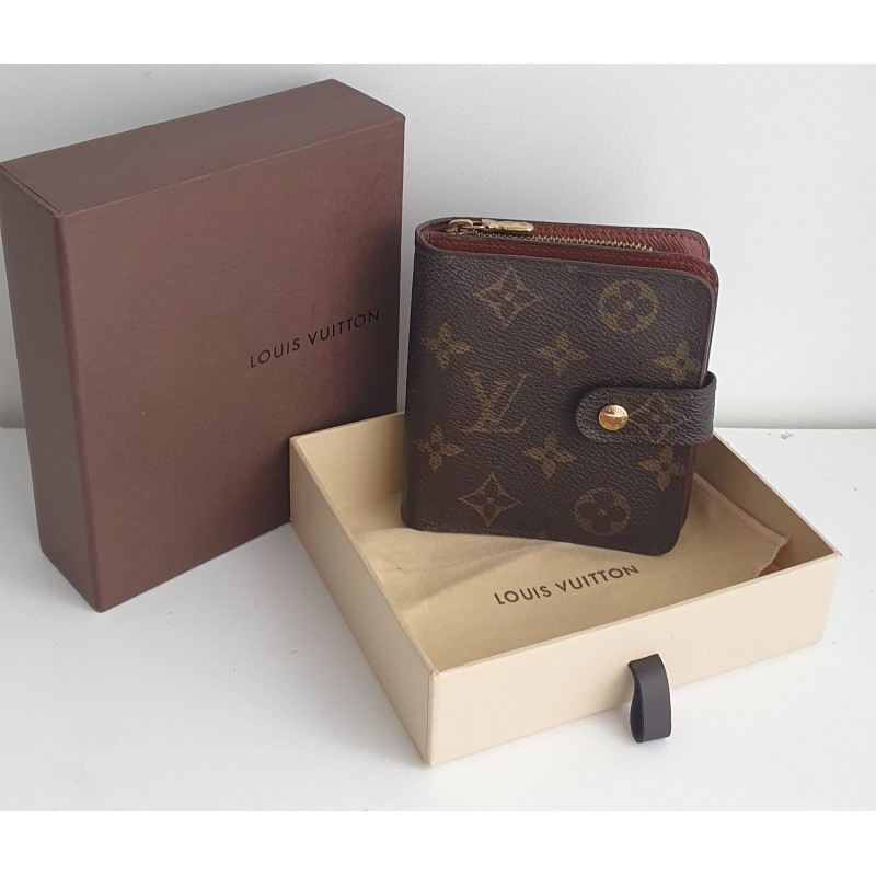 Louis Vuitton Portemonnaie Compact Zipped Canvas.