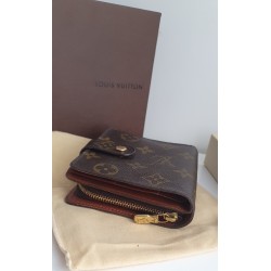 Louis Vuitton Portemonnaie Compact Zipped Canvas.
