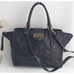 Marc Jacobs Henkel/Umhängetasche Softleder in Schwarz