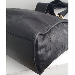 Marc Jacobs Henkel/Umhängetasche Softleder in Schwarz