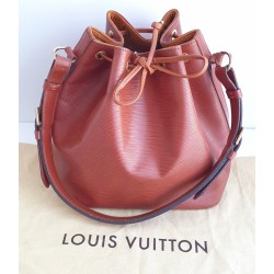 Louis Vuitton Petit Sac Noe Cognac Epi Leder