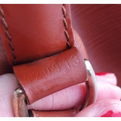 Louis Vuitton Petit Sac Noe Cognac Epi Leder