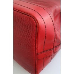 Louis Vuitton Grand Sac Noé Epi Leder Rot.
