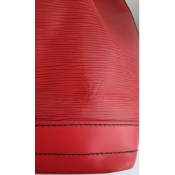 Louis Vuitton Grand Sac Noé Epi Leder Rot.