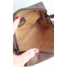 Gucci Vintage Umhängetasche Dunkelbraun (Chocolate) Leder